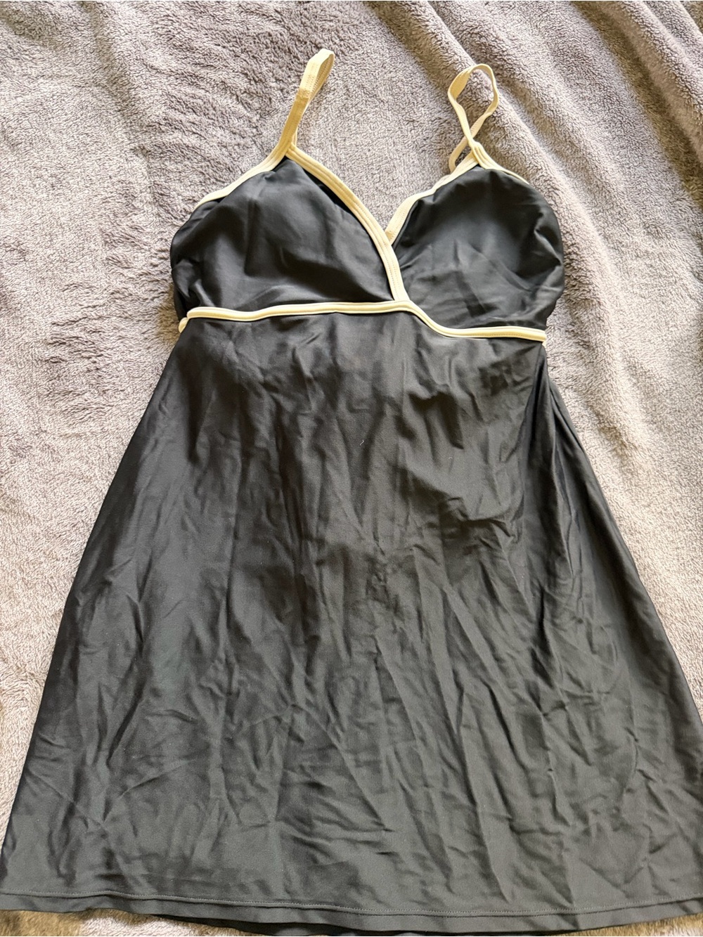 Speedo Black Chemise with Cream Trim